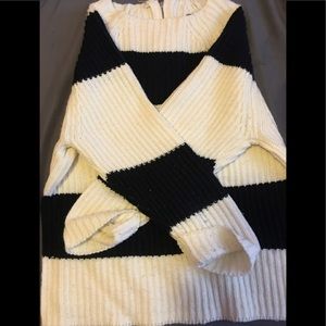 Black and White Striped Shirt | Small